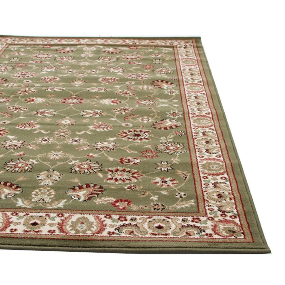 Istanbul Traditional Rug Floral Pattern - Green [Runner]