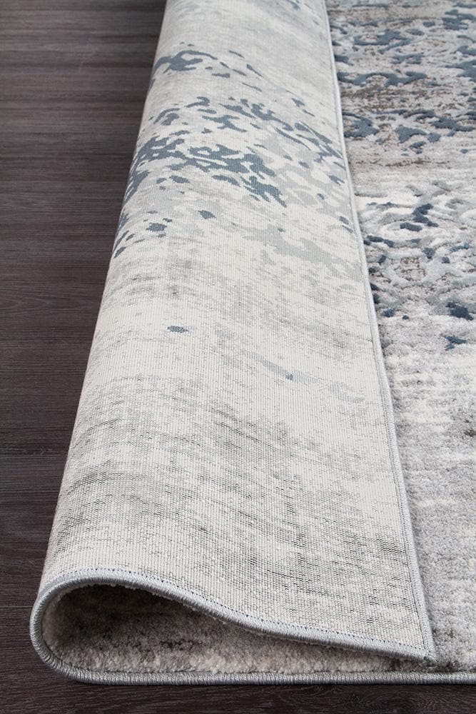 Kendra Casper distressed grey rug