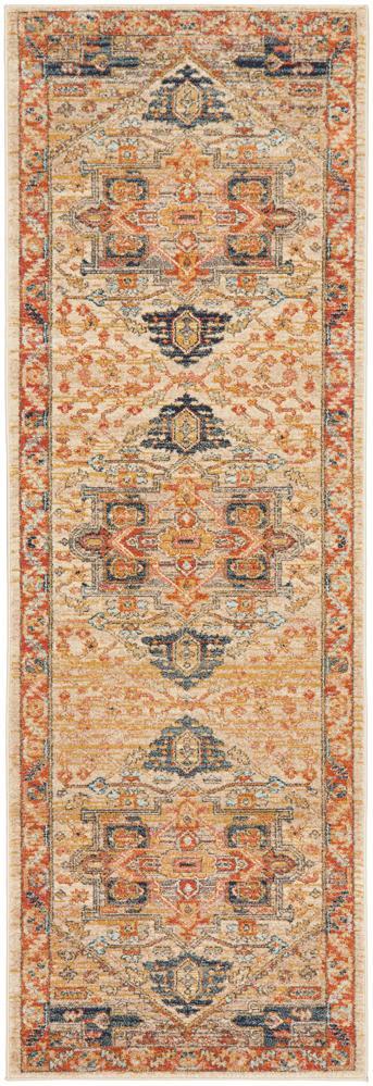 Legacy 850 Rust transitional traditional rug