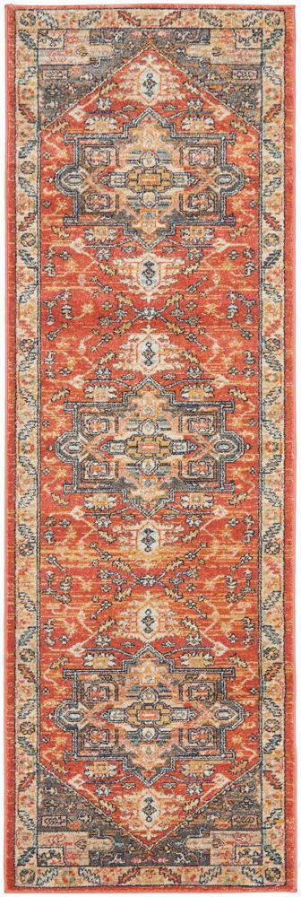 Legacy 850 terracotta hall runner rug