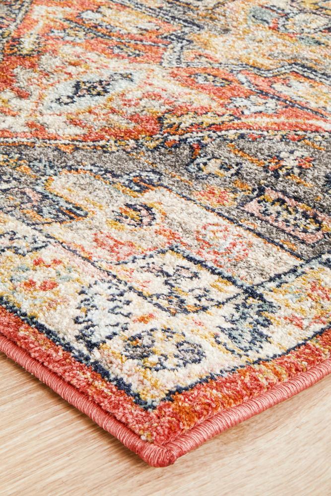 Legacy 850 terracotta hall runner rug