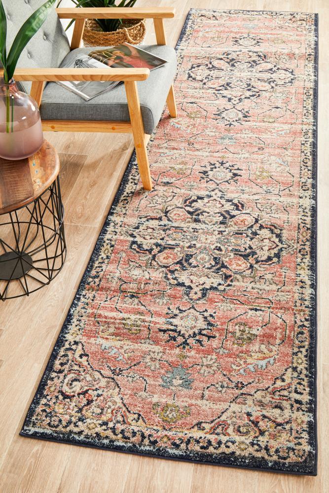 Legacy 851 Brick runner transitional traditional rug