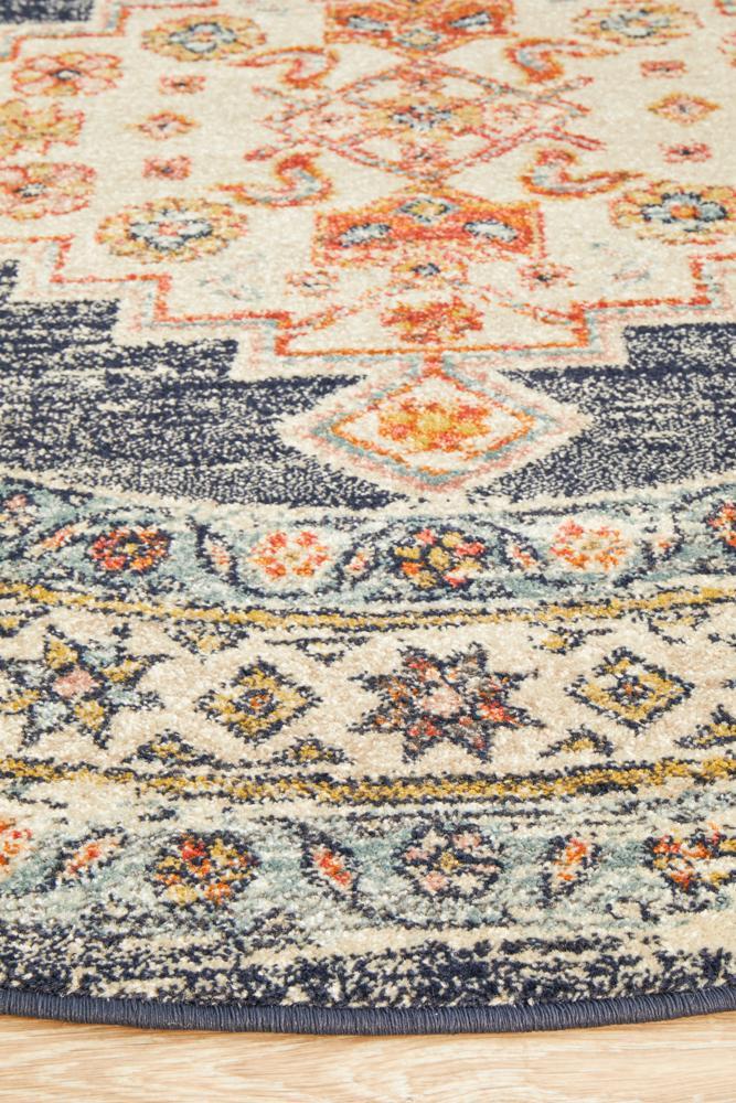 Legacy 855 ecru round transitional traditional rug