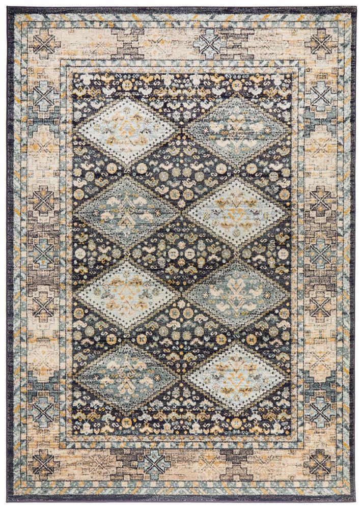 Legacy 857 navy transitional traditional rug