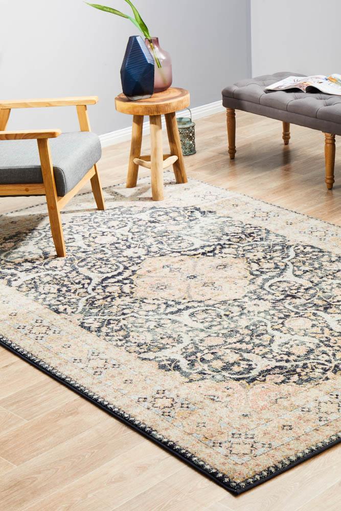 Legacy 858 Midnight Rug | Transitional Traditional | Rugs Plus Online.