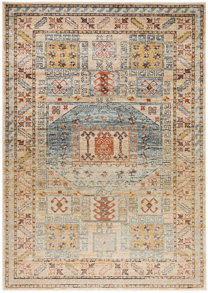 Legacy 859 sky blue transitional traditional rug