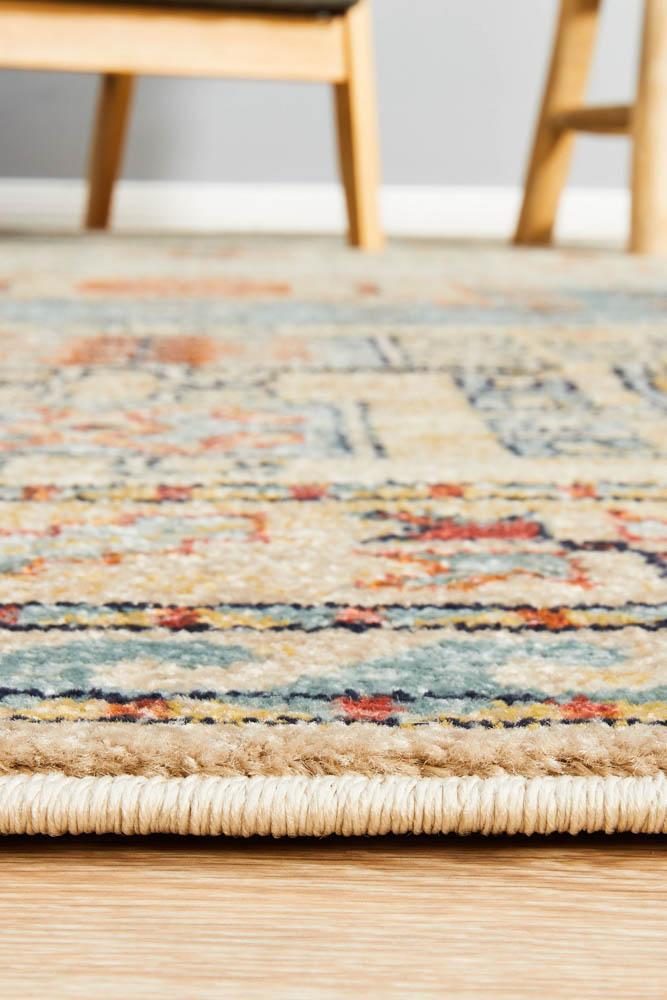 Legacy 859 sky blue transitional traditional rug