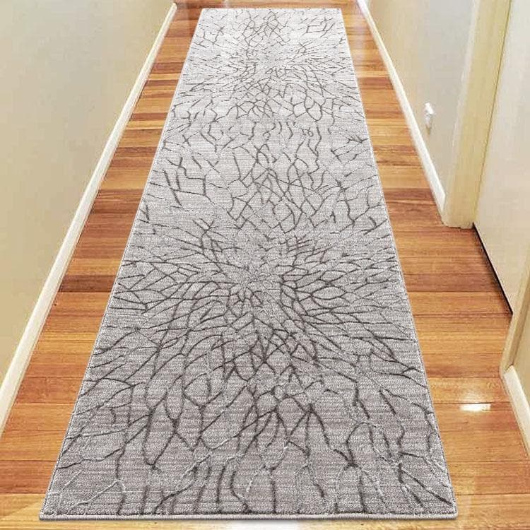 Lotus 2322 grey hallway runner