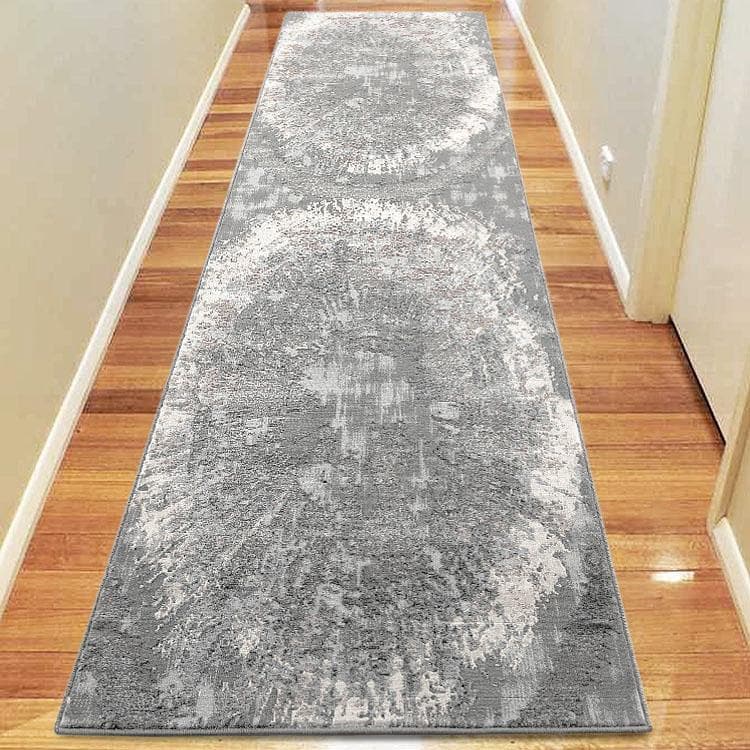 Lotus 2728 grey hallway runner