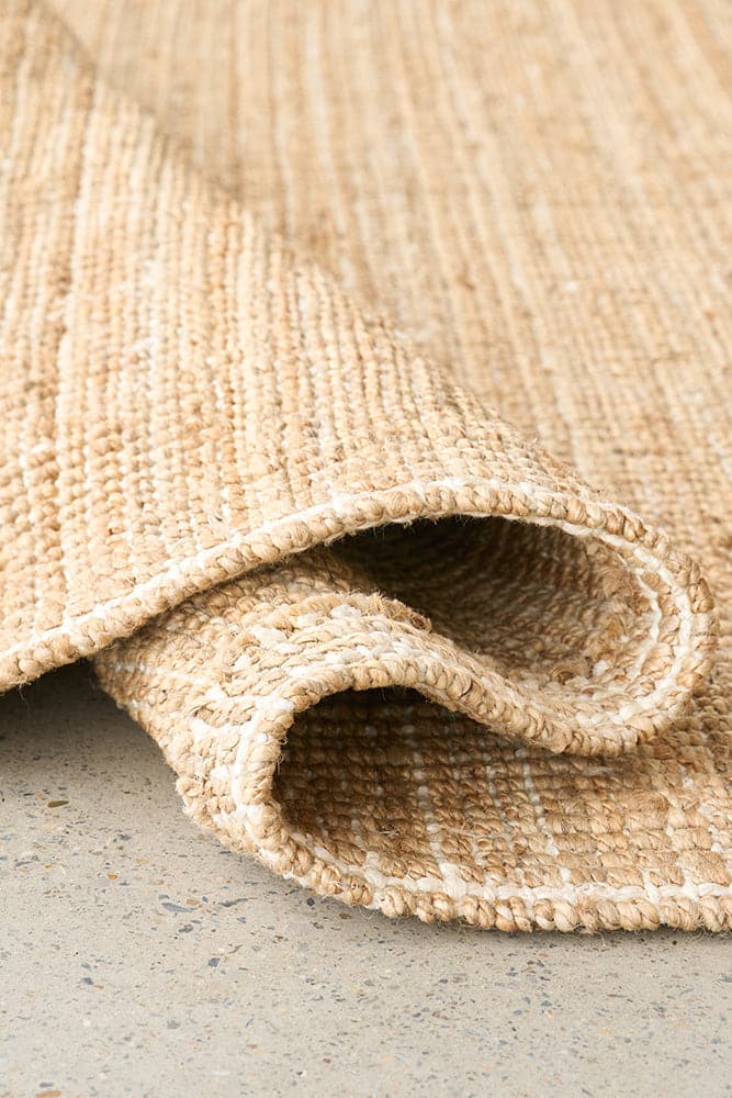 Madras Marlo Natural Runner | Wool/Jute Mix Rugs