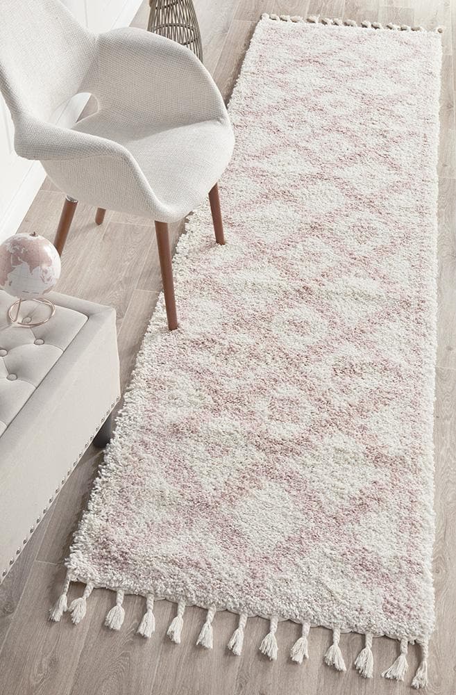 Mia Aspen Pink | Saffron Hall Runner | Rugs Plus Online.