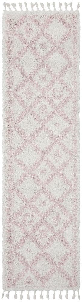 Mia Aspen Pink | Saffron Hall Runner | Rugs Plus Online.