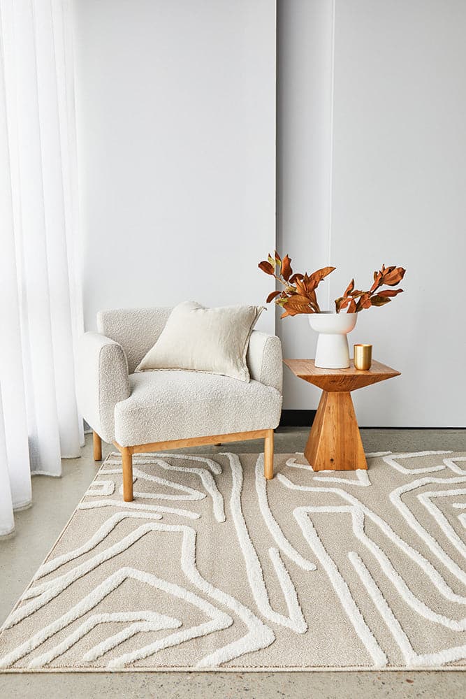 Experience contemporary elegance with the Serenade Kobi rug.