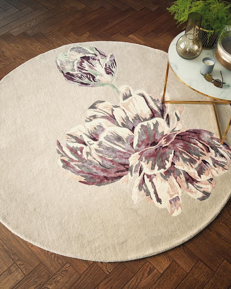 Ted Baker Tranquility Round Beige 56001 - Rug