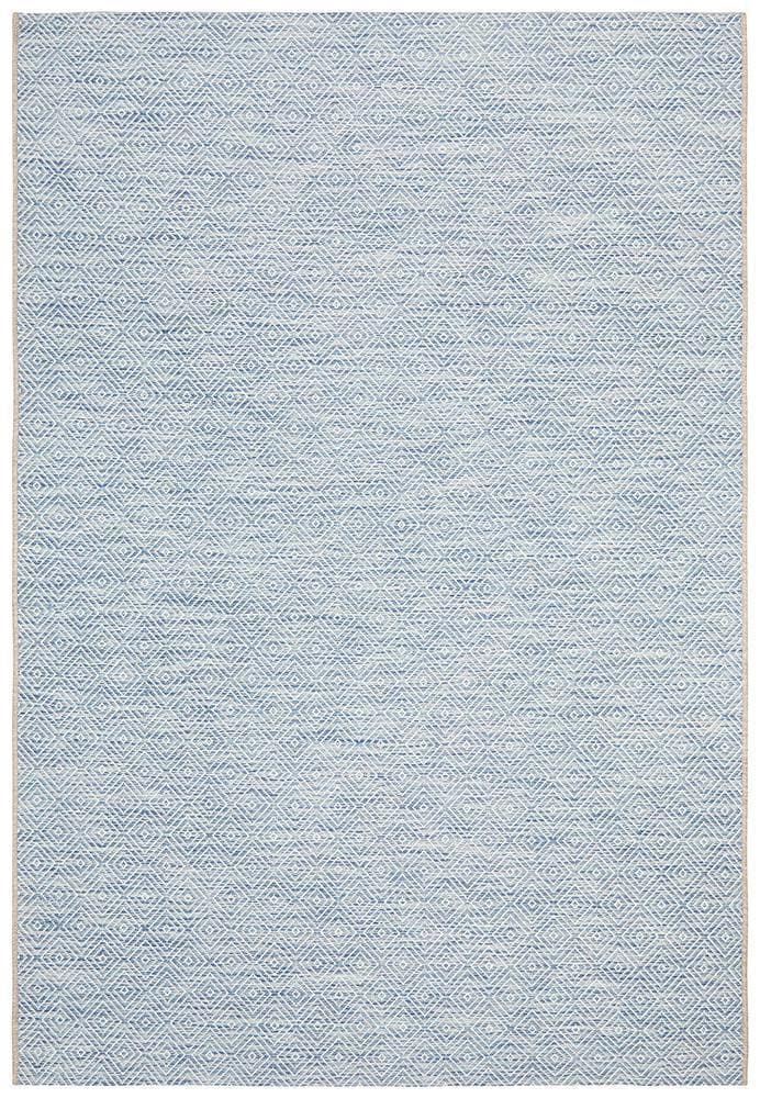 Terrace Diamond - Blue [Indoor Outdoor] - Rug