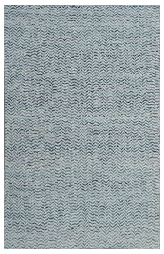 Bayliss brazil atlantic blue flat weave wool rug