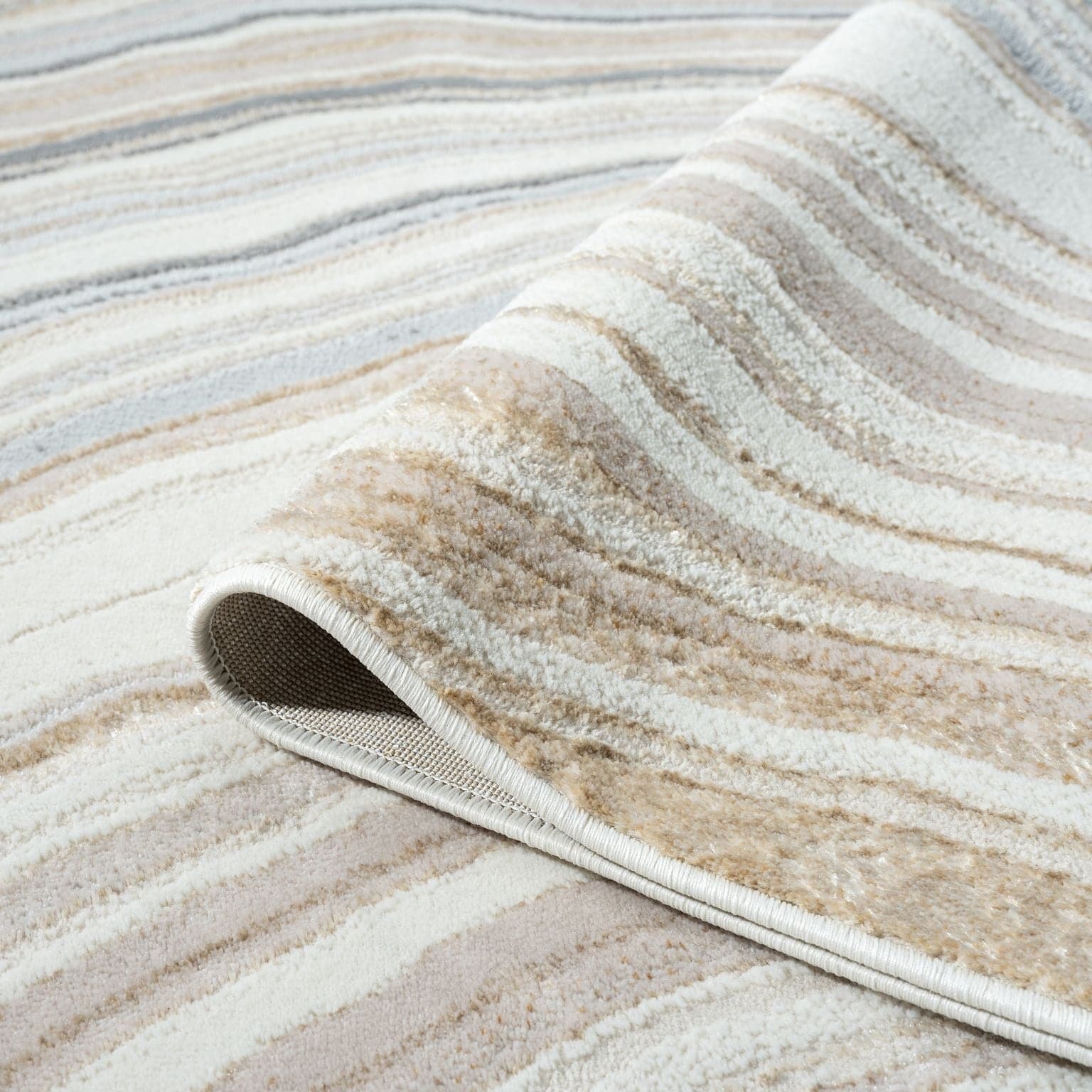 Stone Colour Rug Amber 185 Stone | Modern Rug | Saray Rugs | Rugs Plus Online.