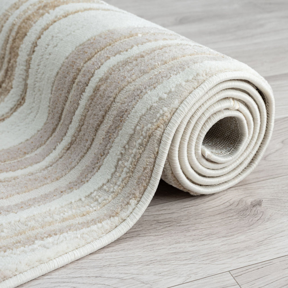 Stone Colour Rug Amber 185 Stone | Modern Rug | Saray Rugs | Rugs Plus Online.
